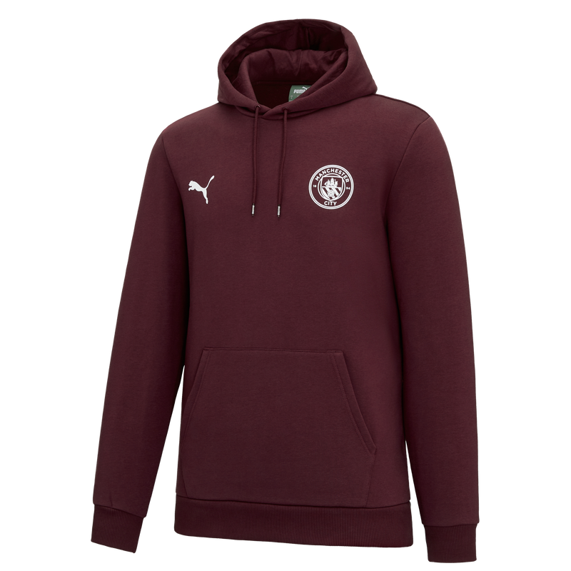 MCFC ESS MENS HOODED SWEAT - burgundy