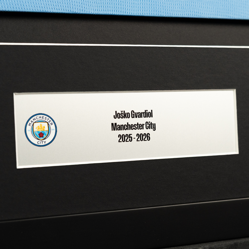 MCFC 25/26 FRAMED GVARD HOME - Blue