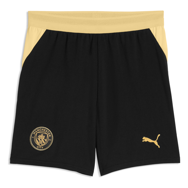 MCFC RP KIDS SHORTS - PUMA Black-Flaxen