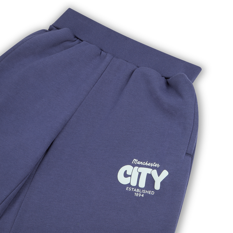 MCFC FW WOMENS BUBBLE JOGGER - Navy