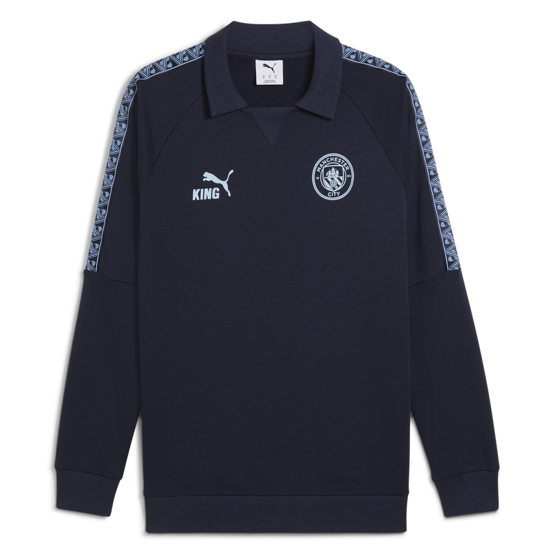 MCFC LW MENS KING DRILL TOP - navy