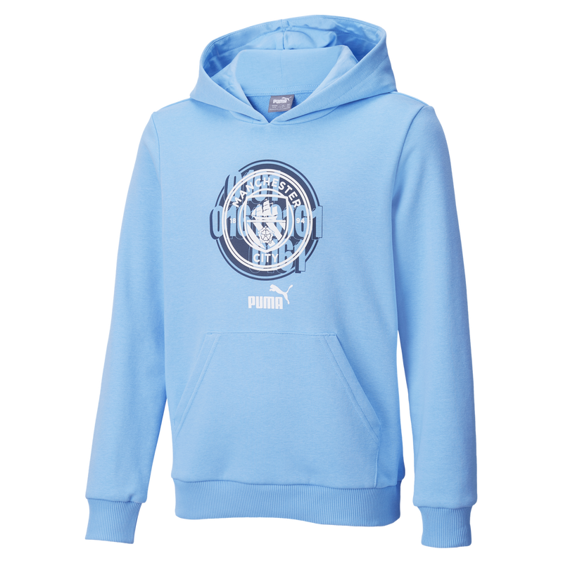 MCFC LW KIDS FTBLCULTURE HOODIE - team light blue