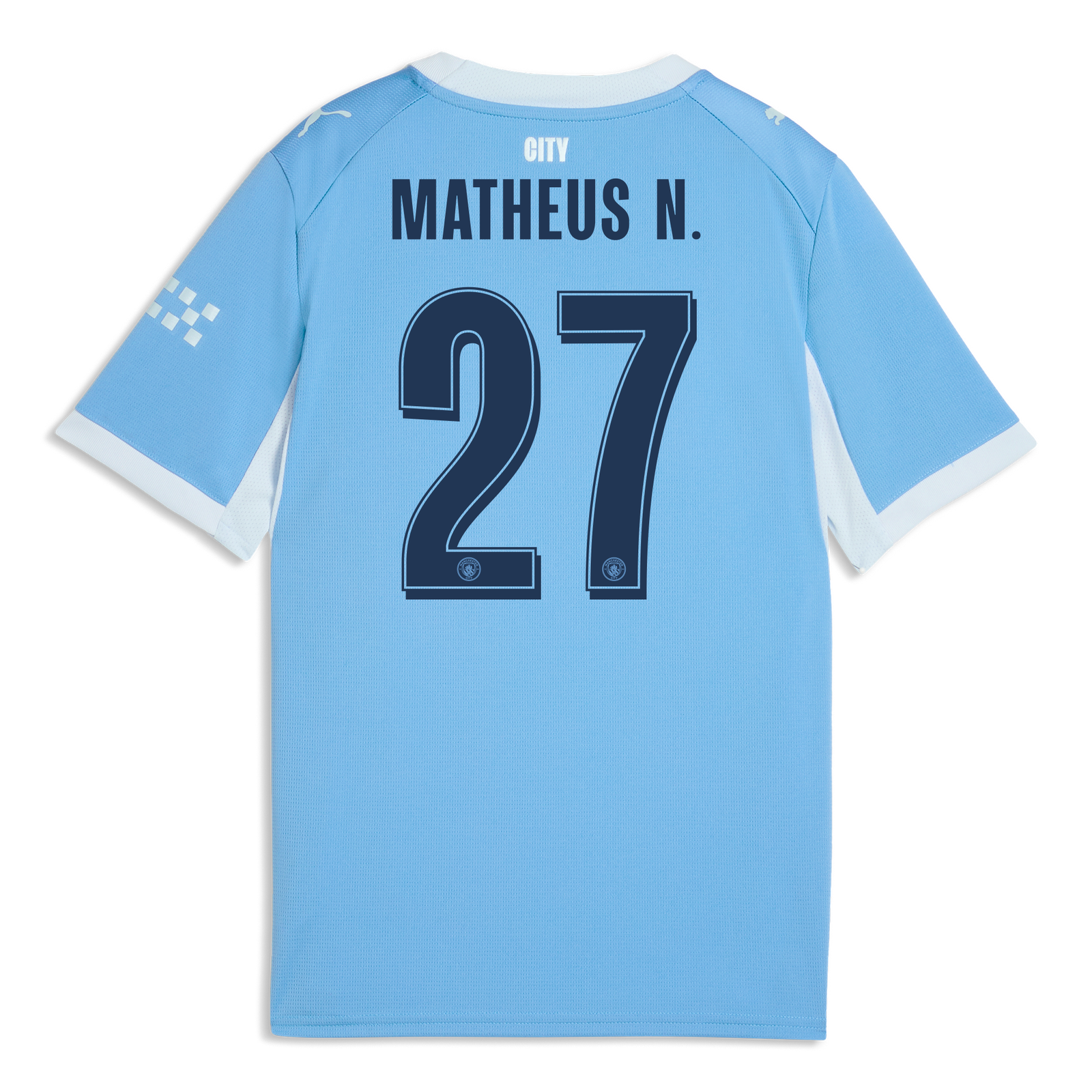 キッズ マンチェスター・シティ ホームユニフォーム 2026/27 MATHEUS N
