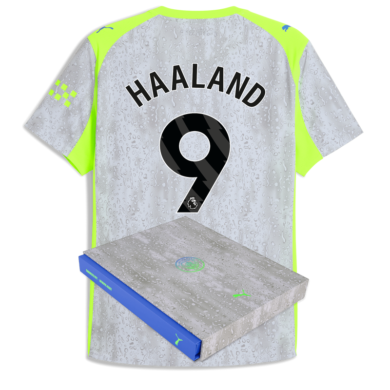 MENS AUTHENTIC Third SHIRT SS-HAALAND-9-EPL-PL - 