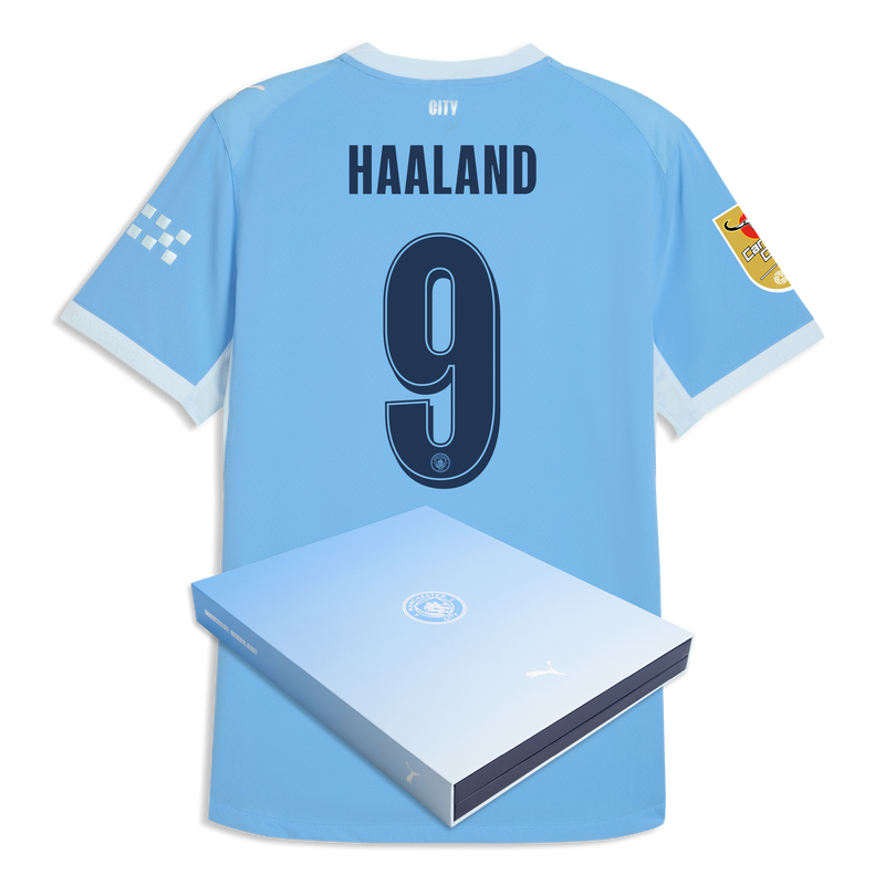 MENS AUTHENTIC Home SHIRT SS-HAALAND-9-EPL-PL - 