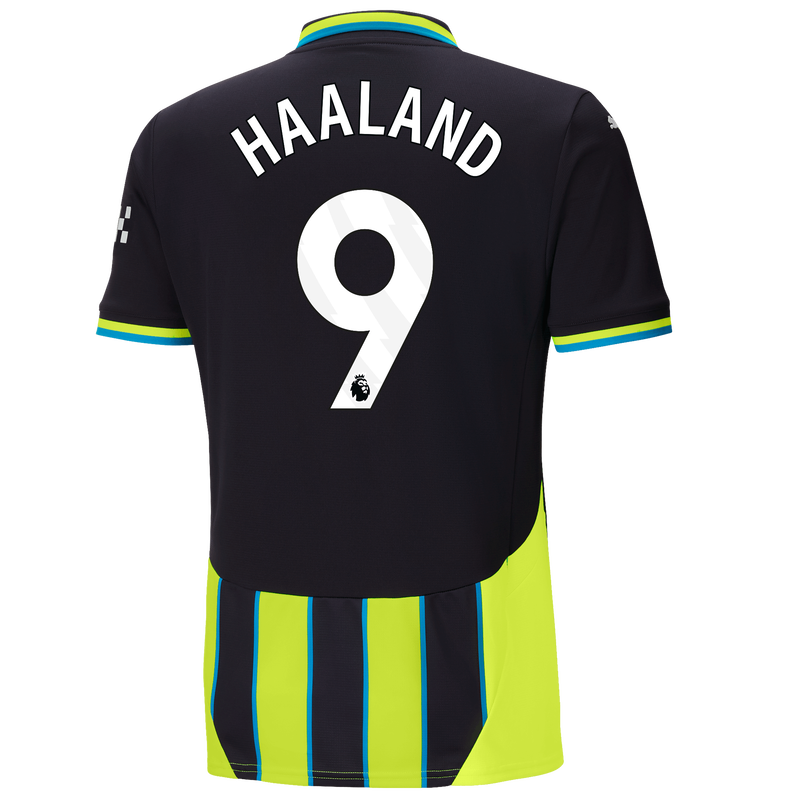 Man City Away Jersey 24/25 With HAALAND 9 Printing new navy - Size XL from polyester for males  - Official Manchester City FC store
