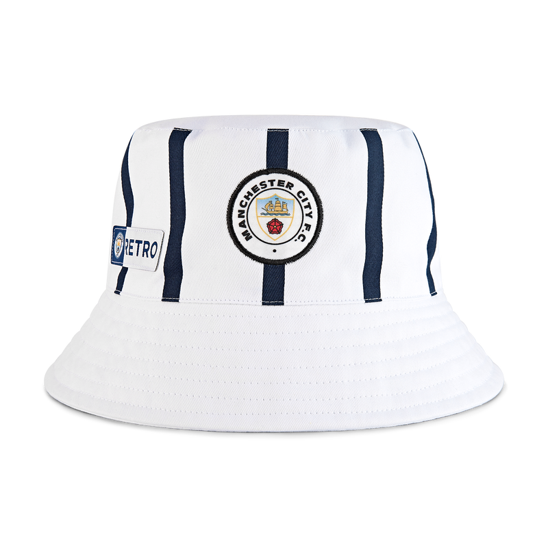 MCFC FW RETRO DAYS BUCKET HAT - white