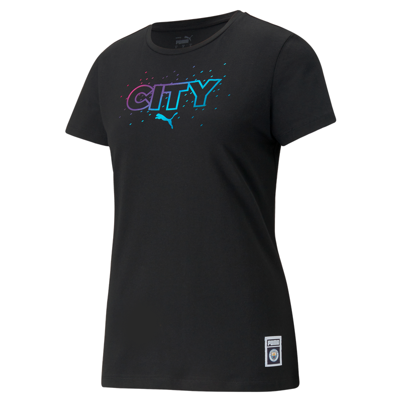 MCFC LW WOMENS FTBL CORE TEE SS - black