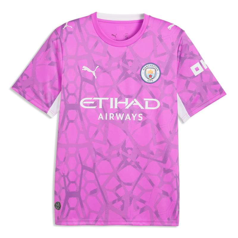 Manchester City Keepersshirt 2026/27 electric orchid-puma white -Bekijk alle Man City t-shirts online - Officiële Manchester City FC shop