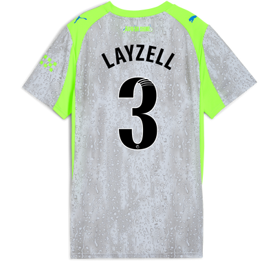 Womens' Manchester City Third Jersey 2025/26 With LAYZELL 3 Printing
