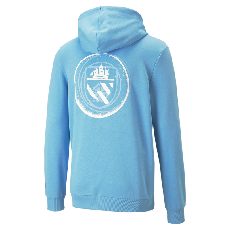 MCFC LW MENS FTBL LEGACY HOODY - team light blue
