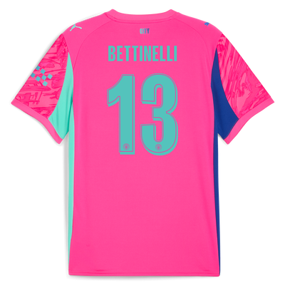 Manchester City Goalkeeper Jersey 2025/26 With BETTINELLI 13 Printing