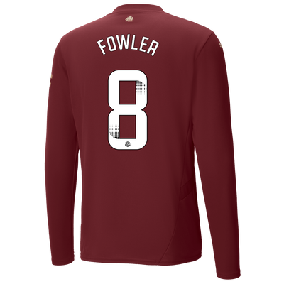Manchester City Authentic Third Jersey 2024/25 Long Sleeve With FOWLER 8 Printing