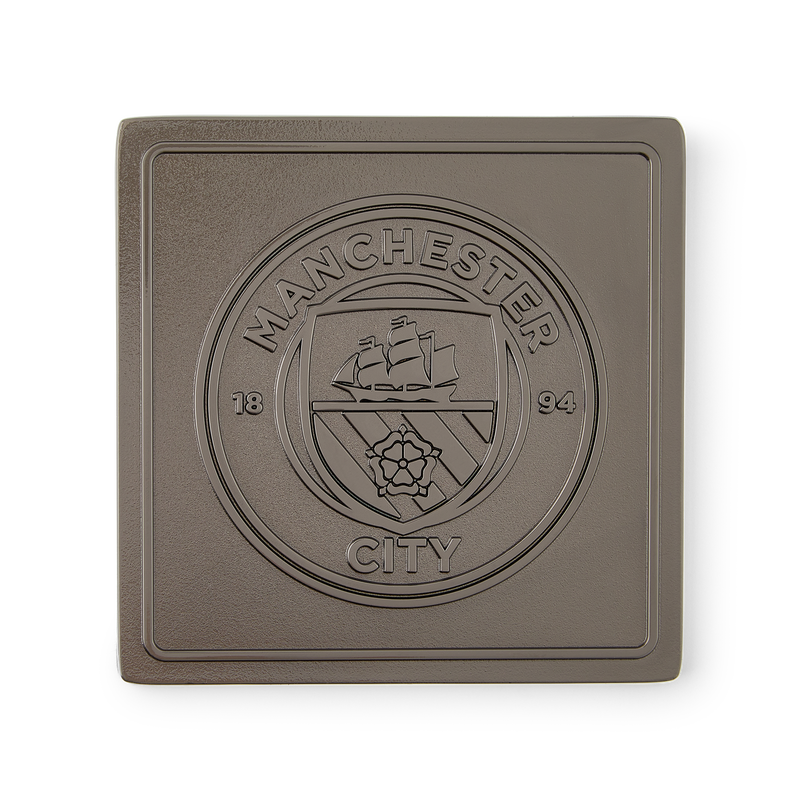 MCFC 3D METAL CREST COASTERS - black