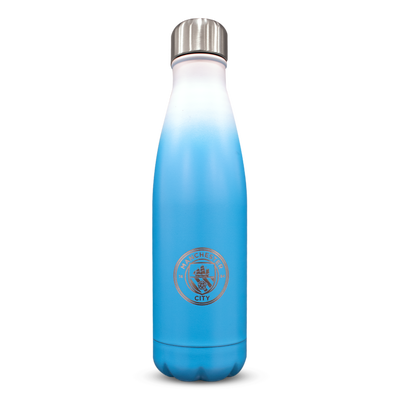 Manchester City 500ml Blue Fade Stainless Steel Bottle