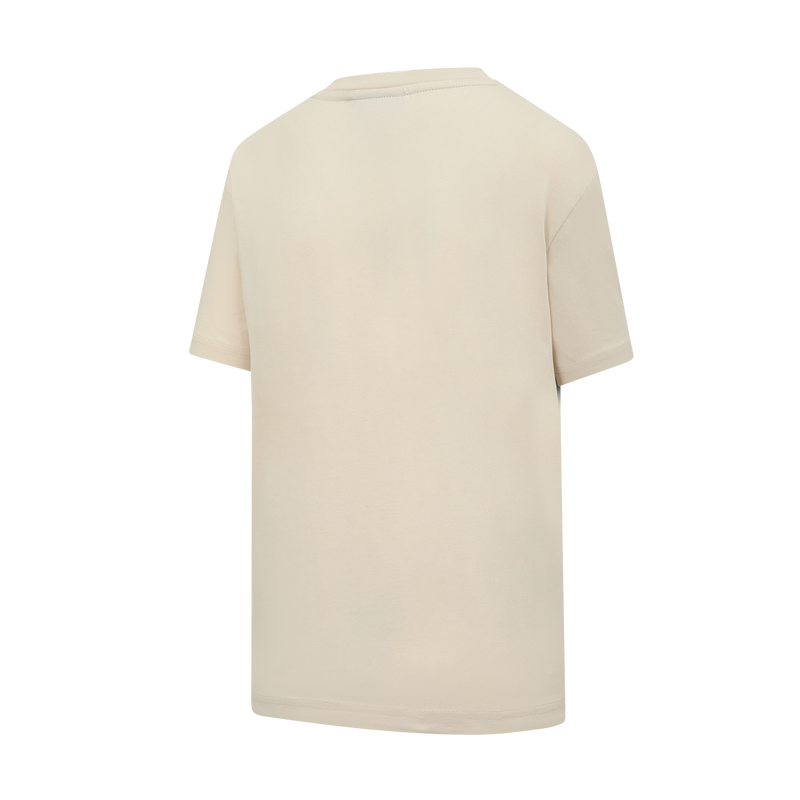 MCFC WOMENS CREST BLOCK TSHIRT - beige