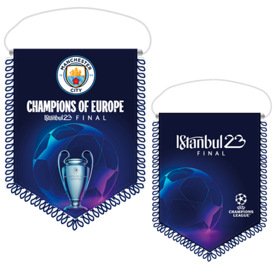 Manchester City UCL Champions Pennant