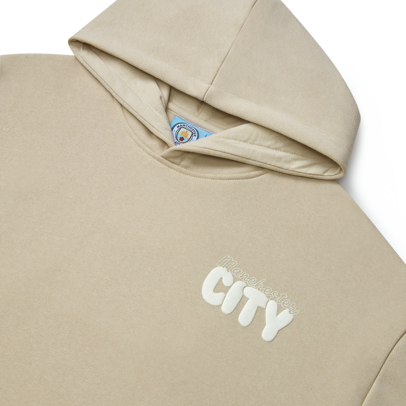 MCFC FW WOMENS BUBBLE HOODIE - mocha