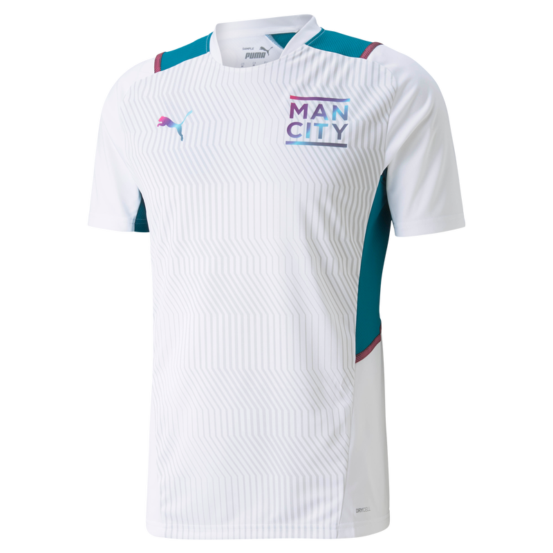 MCFC TR MENS JERSEY SS - white