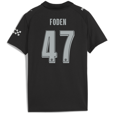 Camiseta de visitante del Manchester City para Niños 2025/26 Con Estampado FODEN 47