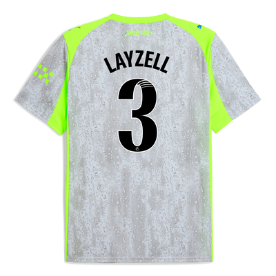 Manchester City Third Jersey 2025/26 With LAYZELL 3 Printing