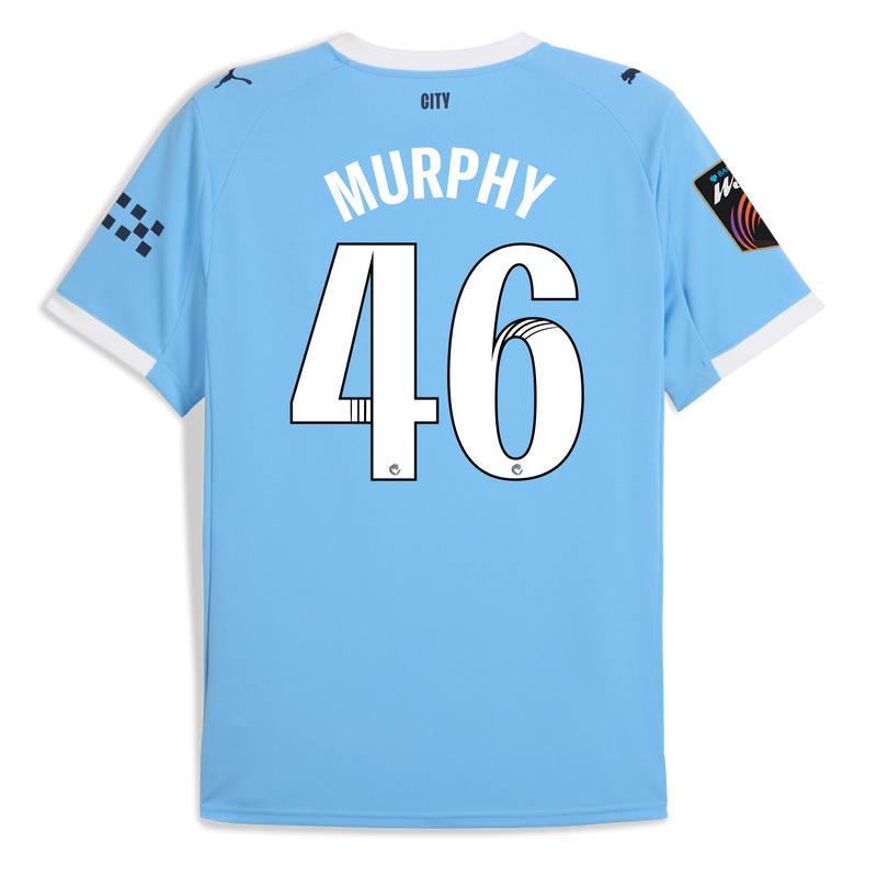 Man City Home Jersey 2025/26 With MURPHY 46 Printing  blue - Size 3XL from polyester for males  - Official Manchester City FC store