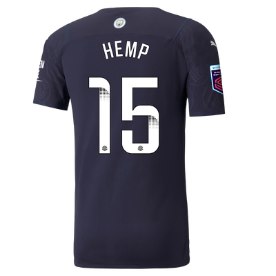 Manchester City Authentic 3rd Shirt 21/22 with Lauren Hemp printing