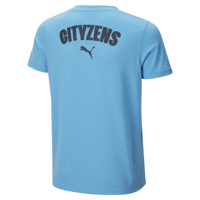 MCFC LW KIDS CASUALS TEE - blue