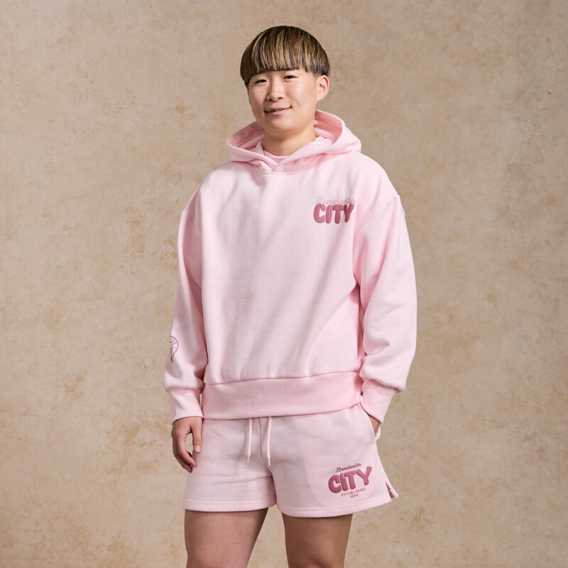 MCFC FW WOMENS BUBBLE HOODIE - pink