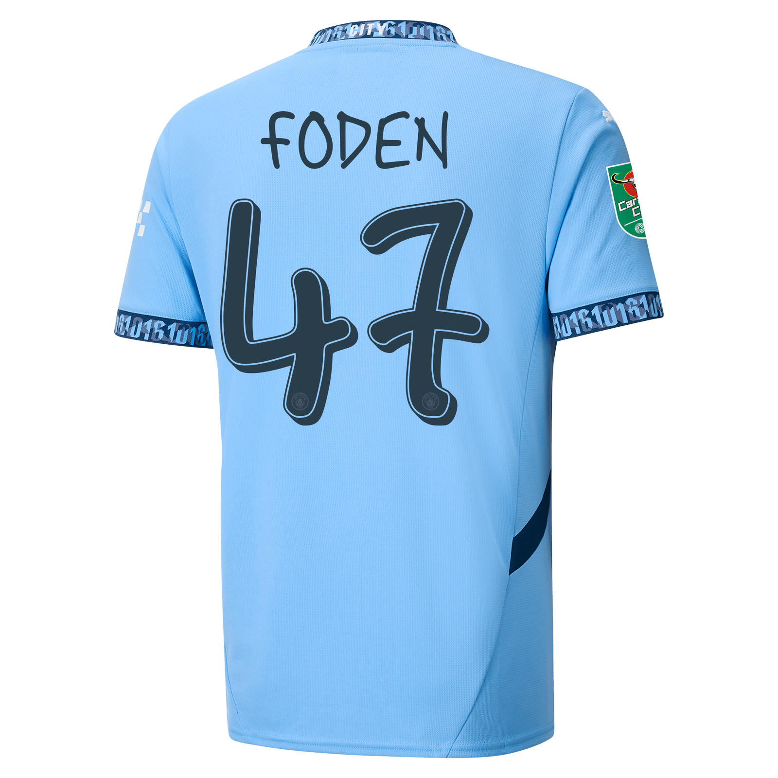 Manchester City Home Jersey 2024/25 With FODEN 47 Printing