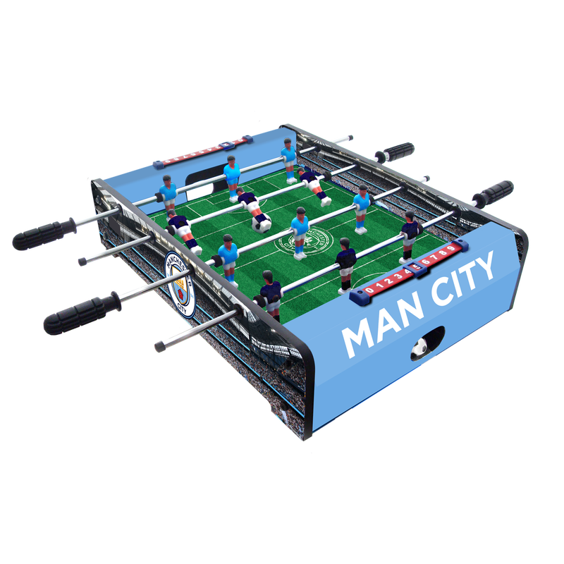 MCFC FW 20INCH FOOTBALL TABLE - light blue