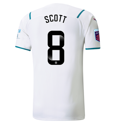 Manchester City Authentic Away Shirt 21/22 with Jill Scott printing