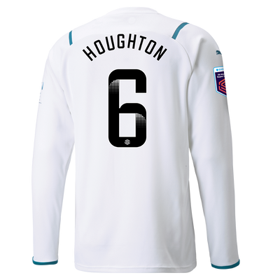 Manchester City Away Shirt Long Sleeve 21/22 with Steph Houghton printing