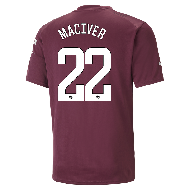 MCFC RP MENS GK JERSEY SS-PN-MACIVER-22 - grape wine