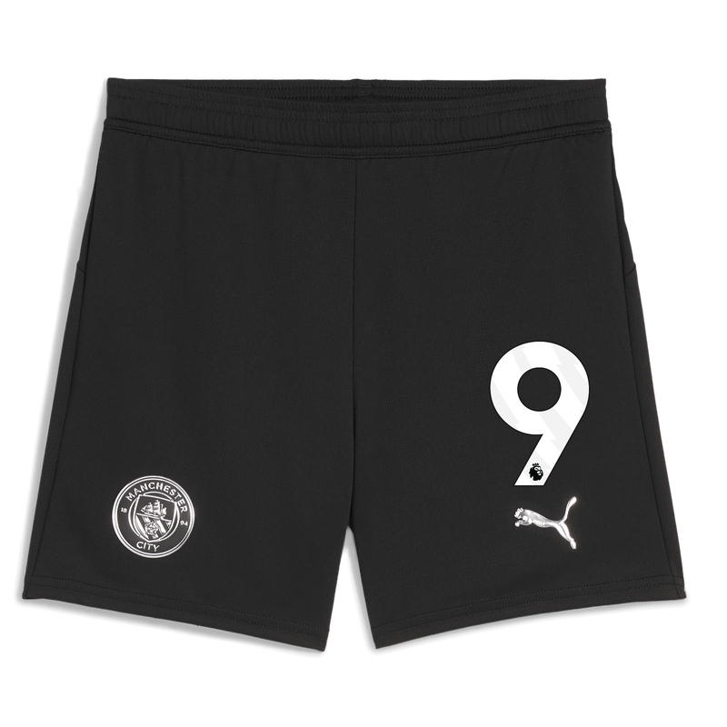 KIDS SHORTS-HAALAND-9-EPL-NO - black