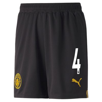 Kids' Manchester City Football Shorts 2022/23 with #4