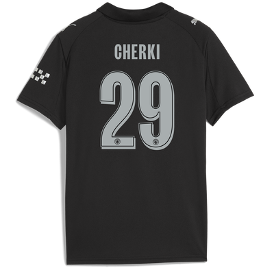 Kids' Manchester City Away Jersey 2025/26 With CHERKI 29 Printing