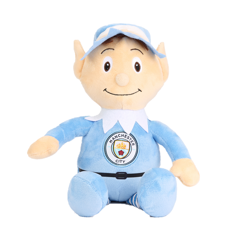 MCFC CHRISTMAS ELF PLUSH - blue