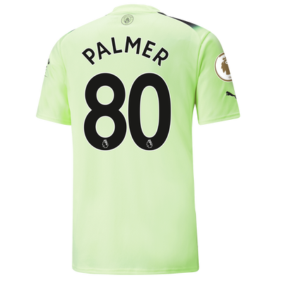 Manchester City Derde Shirt 2022/23 met PALMER 80 bedrukking