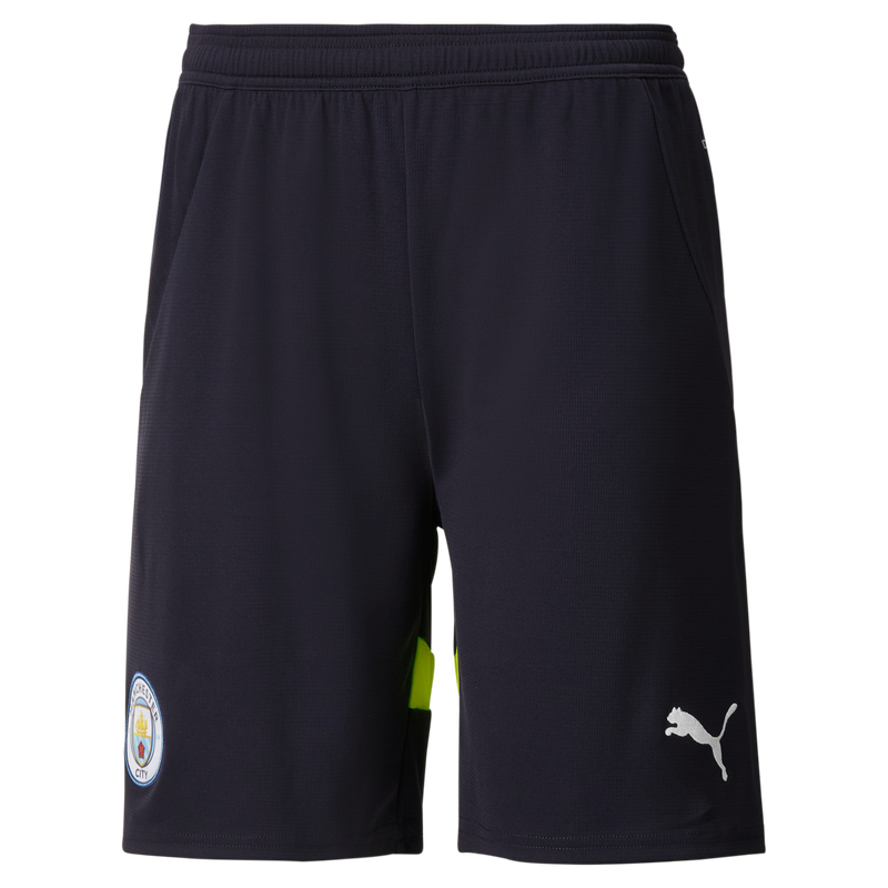 Man City Football Shorts 24/25 with custom number new navy - Size XXL from polyester for males  - Official Manchester City FC store