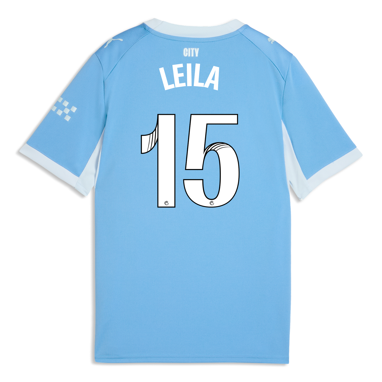 キッズ マンチェスター・シティ ホームユニフォーム 2026/27 LEILA 15