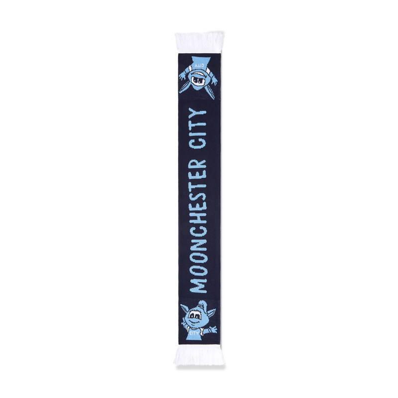 MCFC KIDS MASCOT SCARF - navy