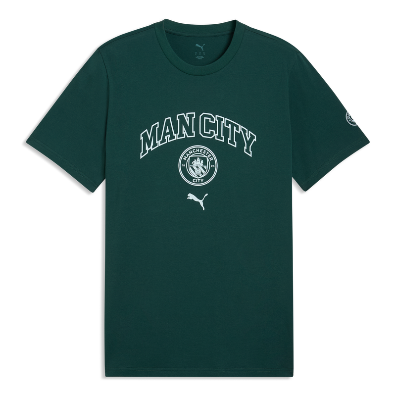 MCFC LW MENS FTBLCULTURE TEE - Green Terrain-Sea Glass