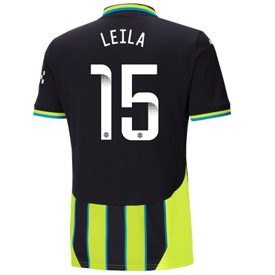 Manchester City Away Jersey 2024/25 With LEILA 15 Printing