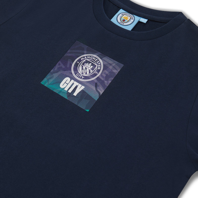 MCFC FW BOYS GRAPHIC TEE - Navy