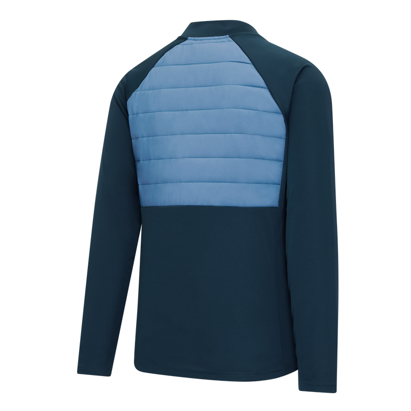 MCFC LW MENS FTBLCULTURE 1/4 ZIP Q4 - blue