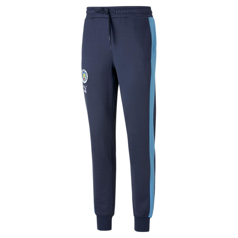 MCFC LW MENS FTBL HERITAGE T7 TRACK PANTS - navy