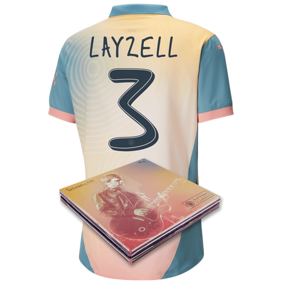 Manchester City Authentic 'Definitely City' Jersey 2024/25 with LAYZELL 3 printing in Collector's Box