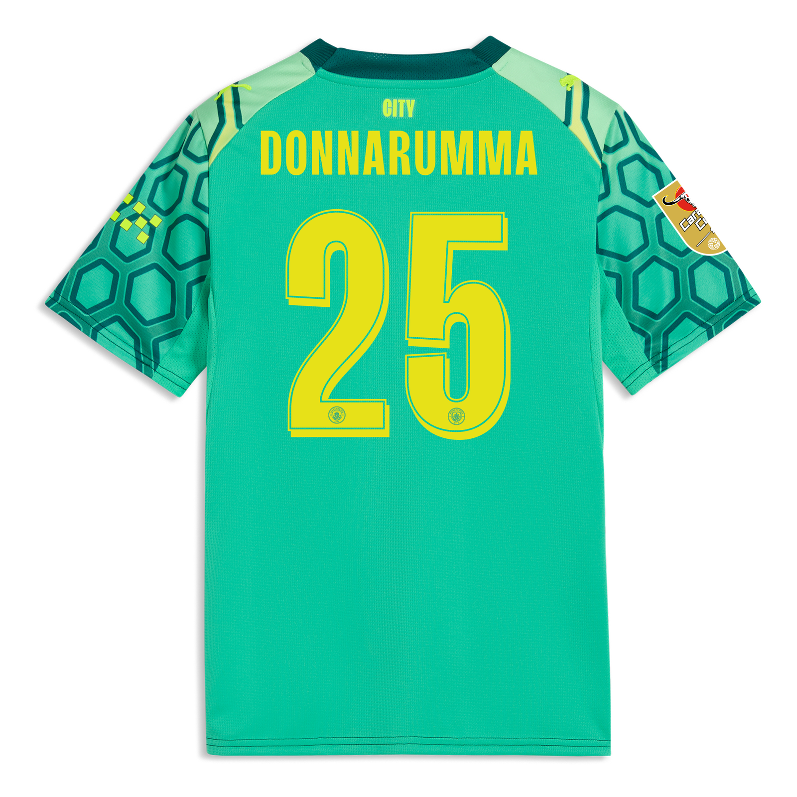 所沢グリーンズ ユニフォーム 25番 キッズ マンチェスター・シティ GKユニフォーム 2026/27 DONNARUMMA 25