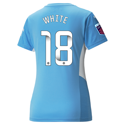 Womens Manchester City Home Shirt 21/22 with Ellen White printing